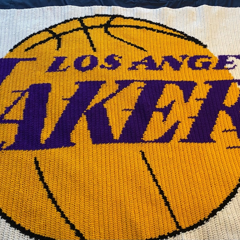 LA Lakers Graphghan